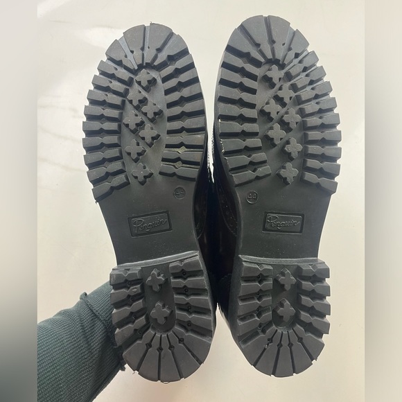 Penguin Original Lace Up Brogues in Burgundy Leather - Size 44 - G84-8 - Picture 8 of 9